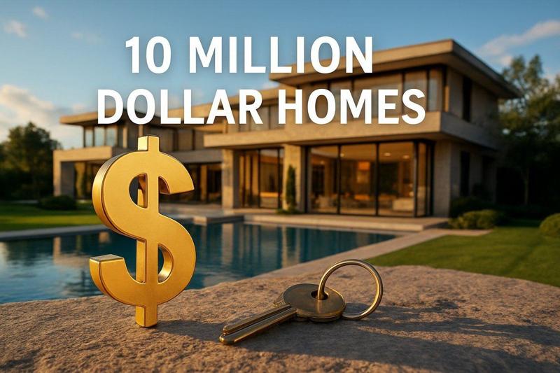Explore 4 Stunning 10 Million Dollar Homes in 2025